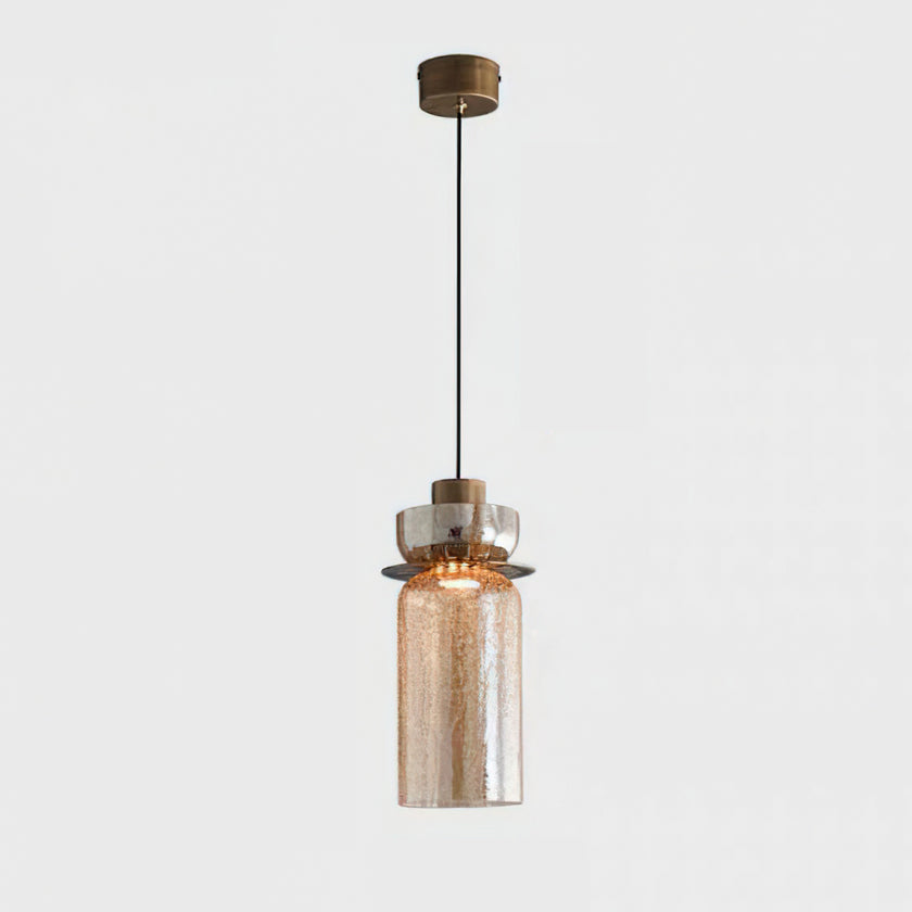 Glacier Crackle Glass Pendant Lamp