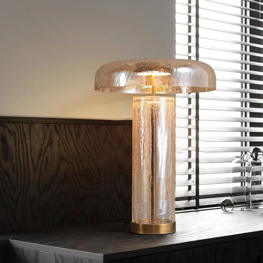 Glacier Crackle Table Lamp