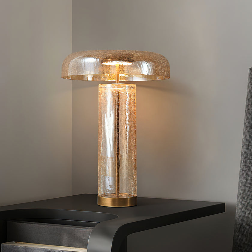 Glacier Crackle Table Lamp