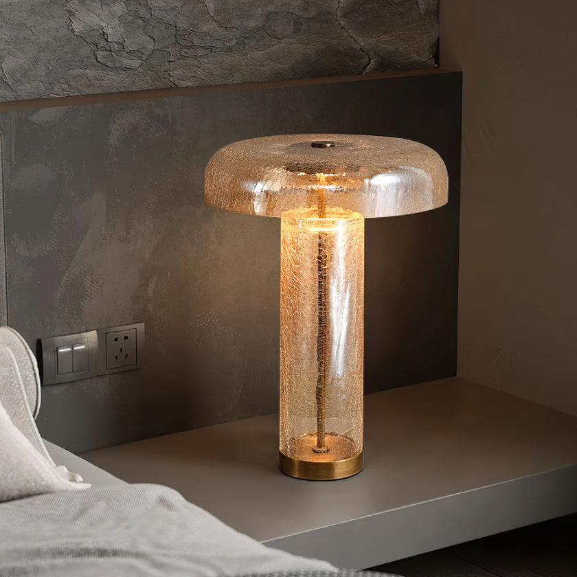 Glacier Crackle Table Lamp