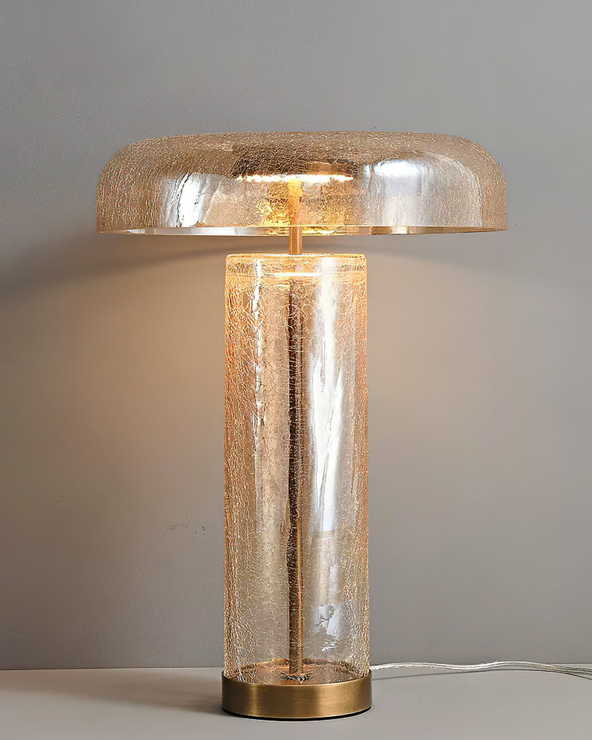 Glacier Crackle Table Lamp