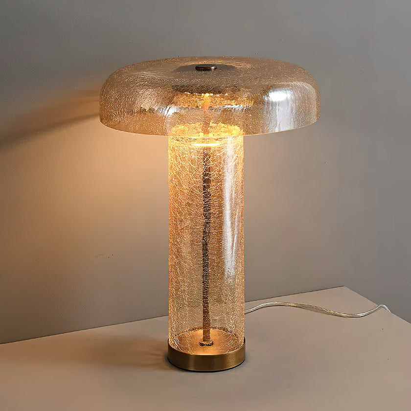 Glacier Crackle Table Lamp