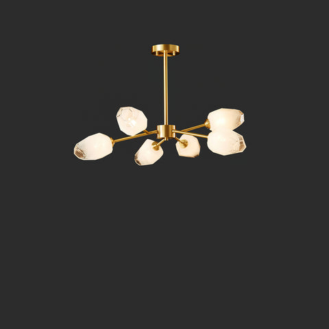Glass Awl Chandelier