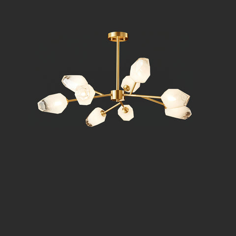Glass Awl Chandelier