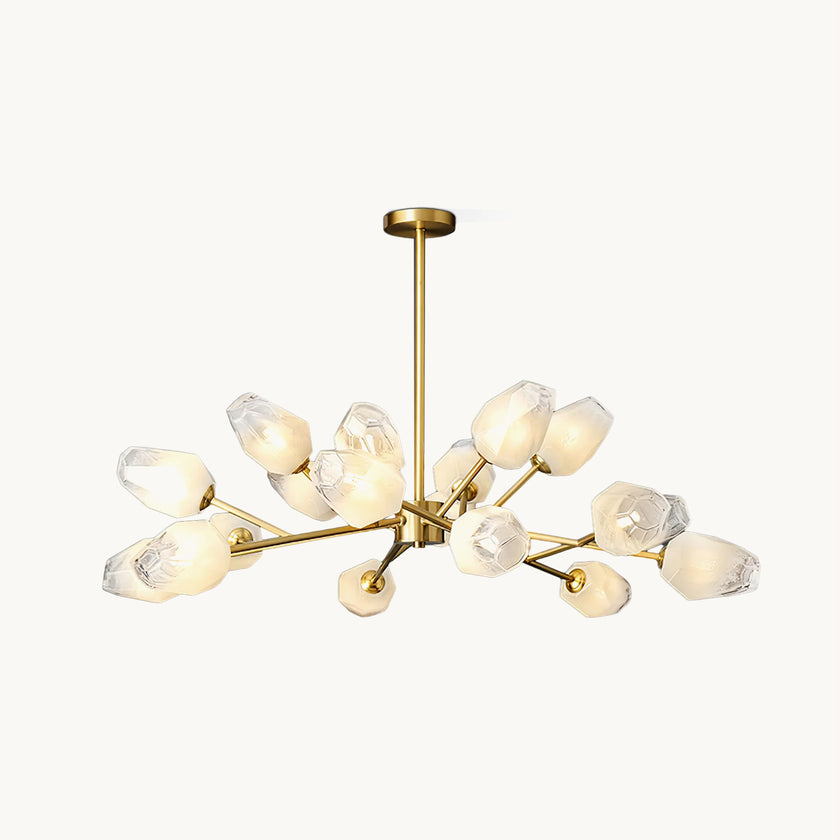 Glass Awl Chandelier