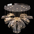 Glass Lotus Chandelier