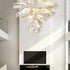 Glass Lotus Chandelier