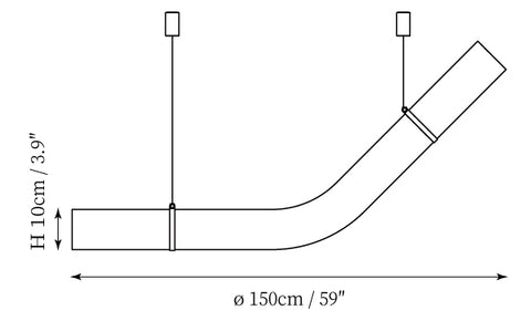 Glintar Pendant Lamp — Dimension drawings 2