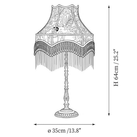 Lampada da Tavolo Gobelina — Disegni dimensionali 1