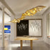 Gold Ribbon Chandelier