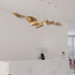 Gold Ribbon Chandelier