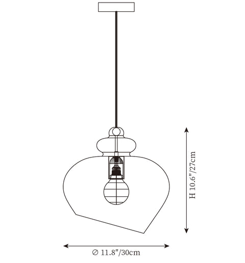 Grace Pendente — Desenhos técnicos 1