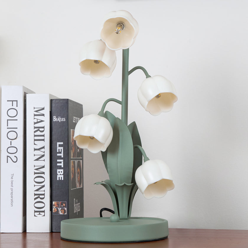 Green Lily Table Lamp