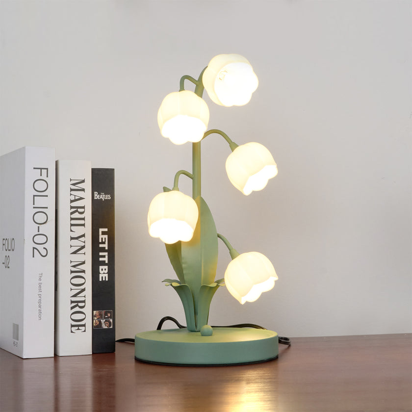 Green Lily Table Lamp