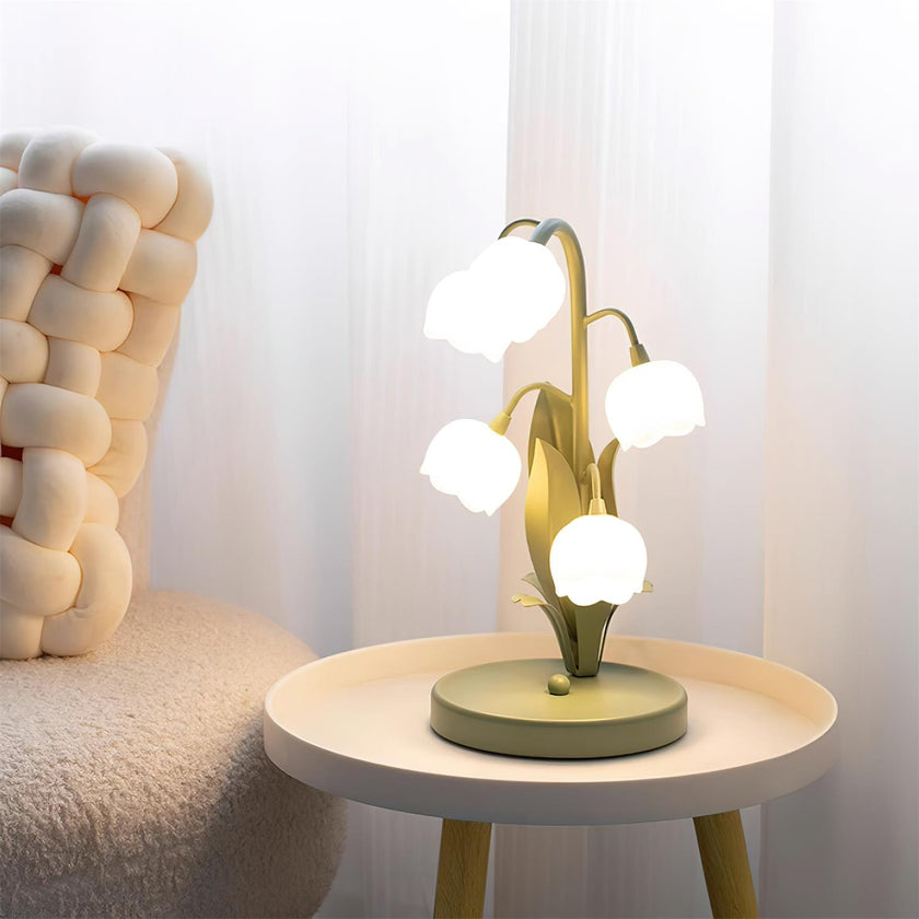 Green Lily Table Lamp