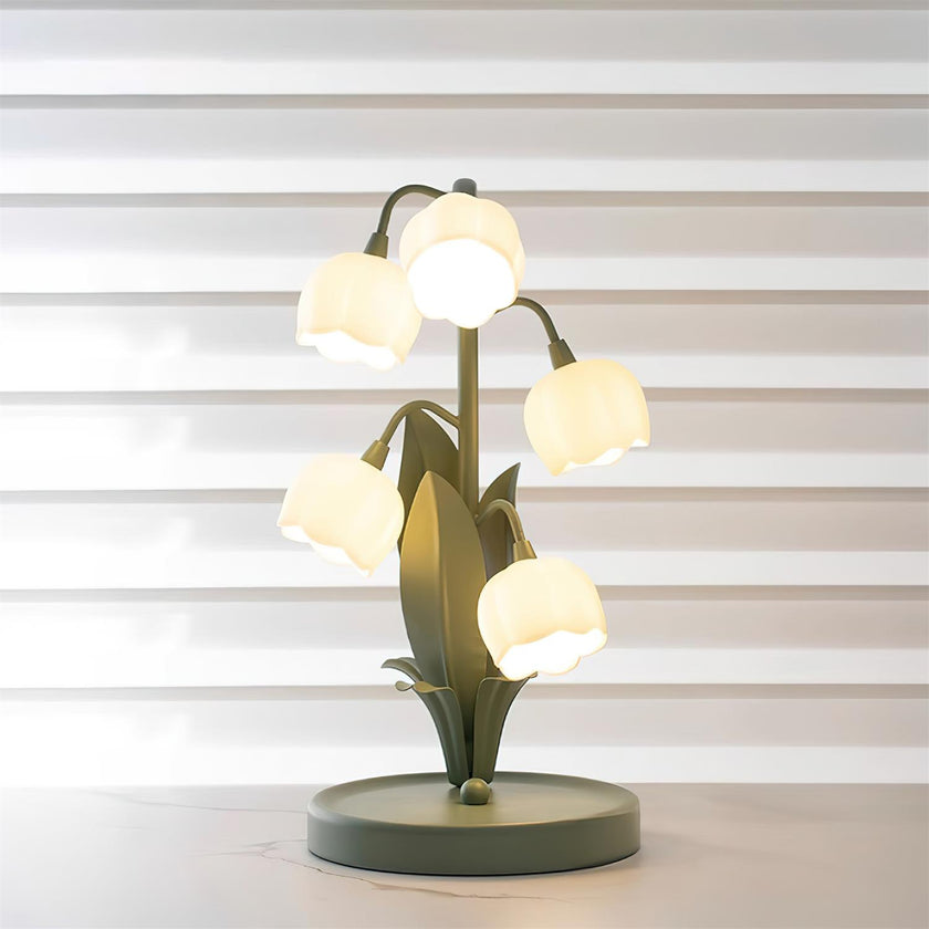 Green Lily Table Lamp