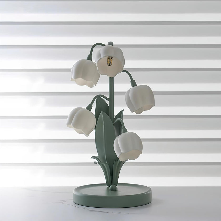 Green Lily Table Lamp