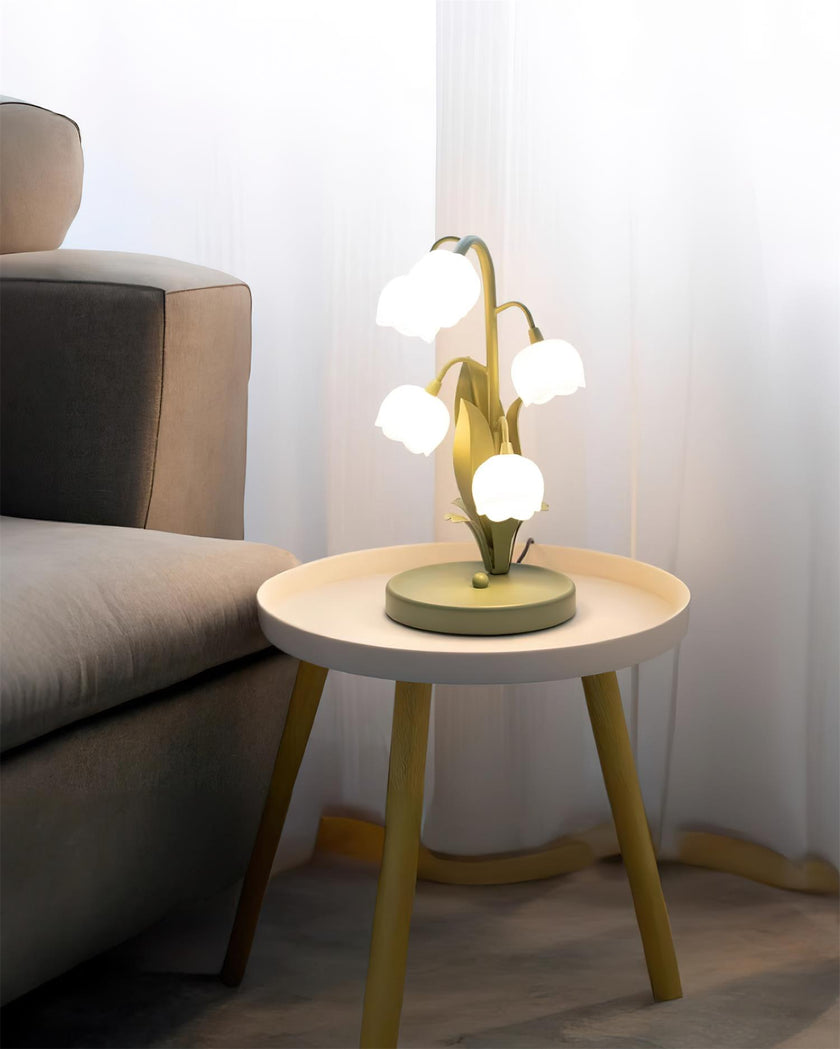 Green Lily Table Lamp