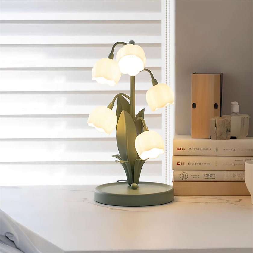 Green Lily Table Lamp