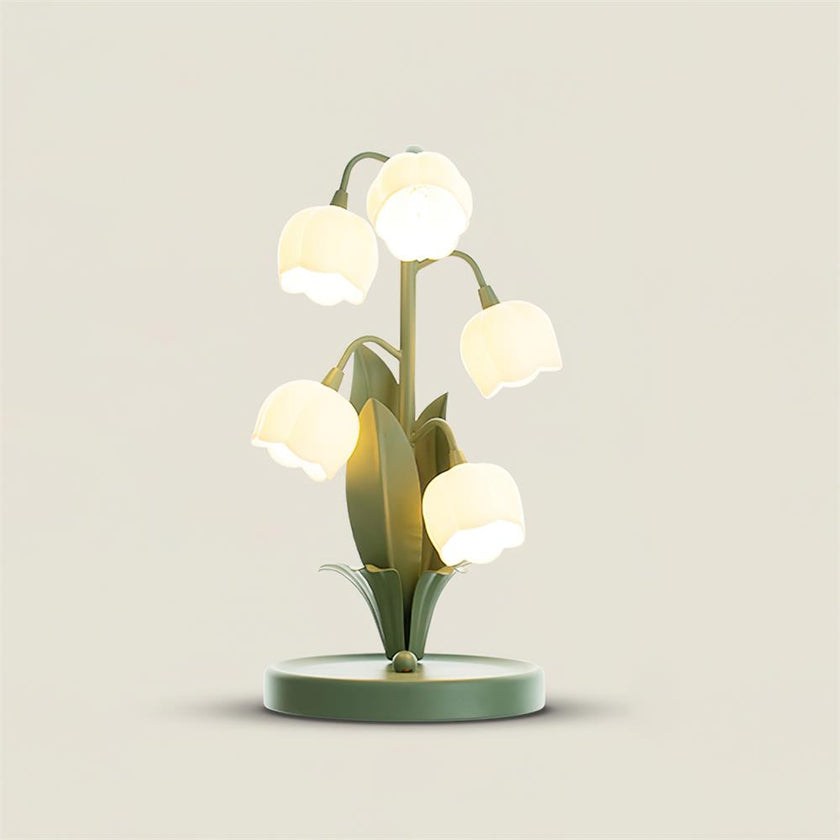 Green Lily Table Lamp