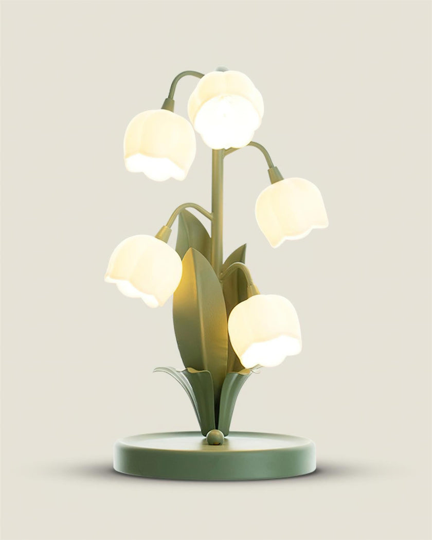 Green Lily Table Lamp