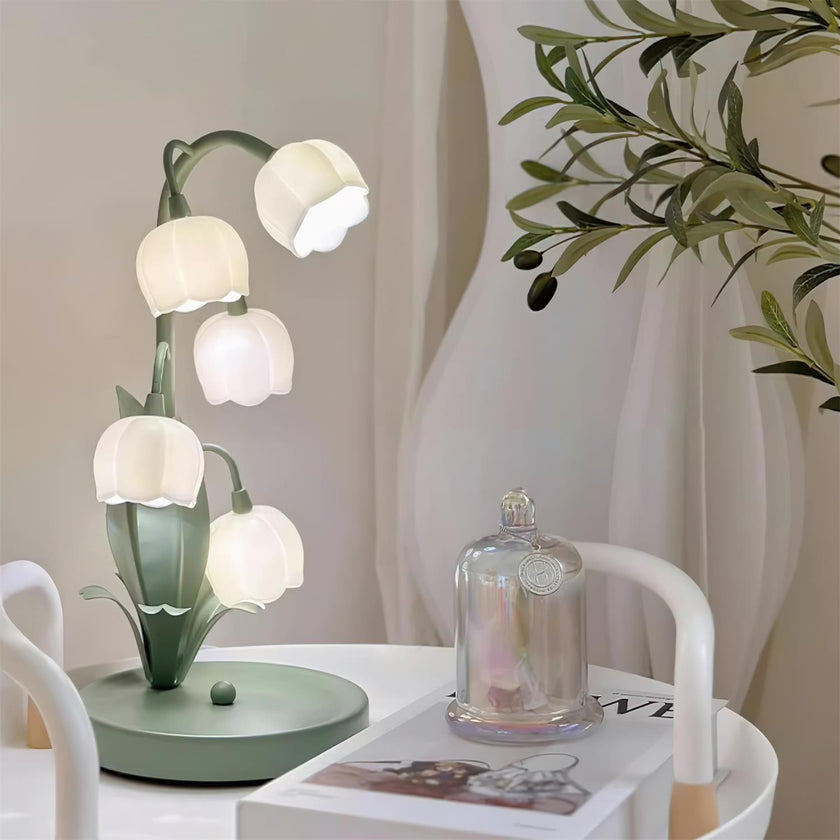 Green Lily Table Lamp