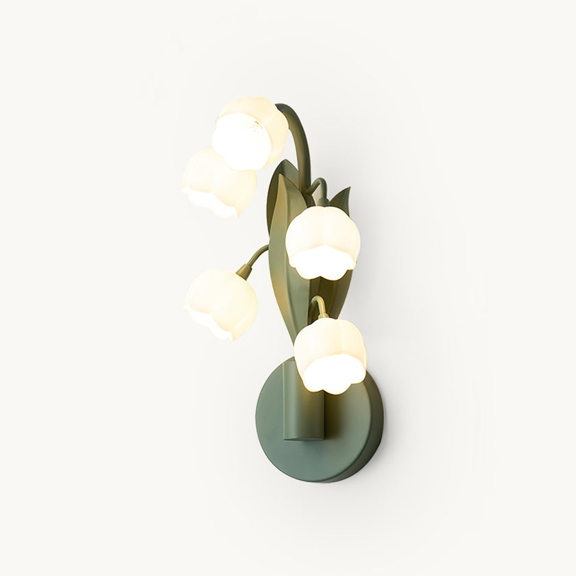 Green Lily Wall Lamp