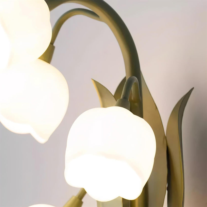 Green Lily Wall Lamp