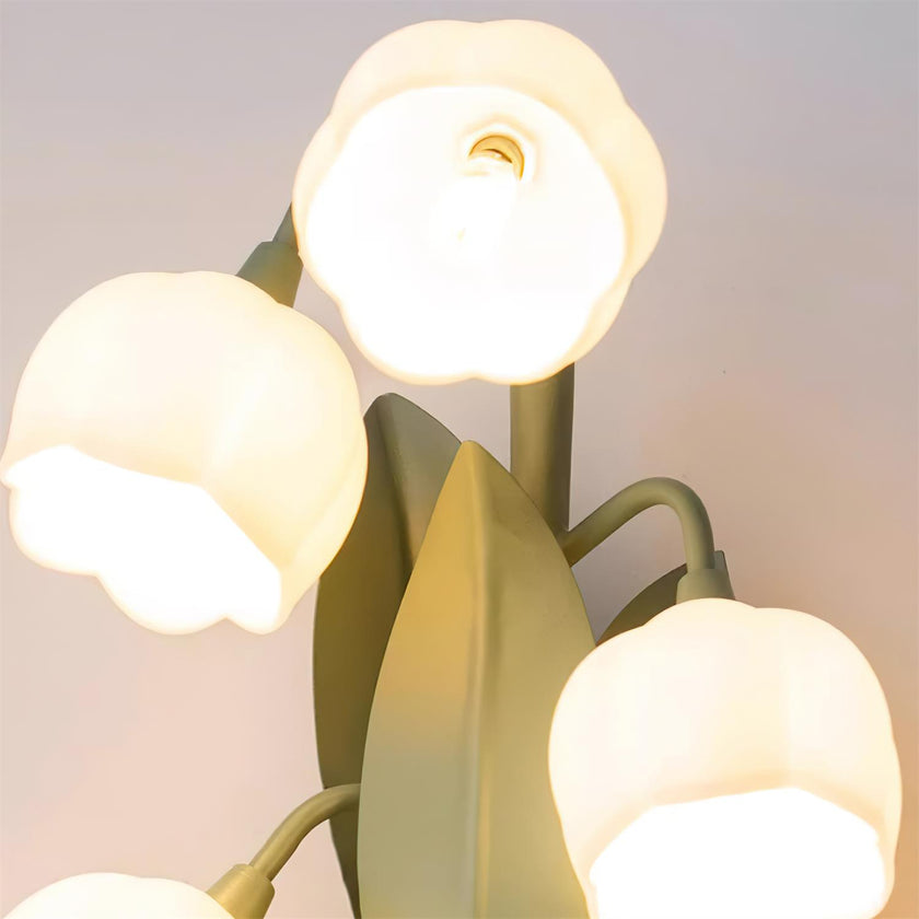 Green Lily Wall Lamp