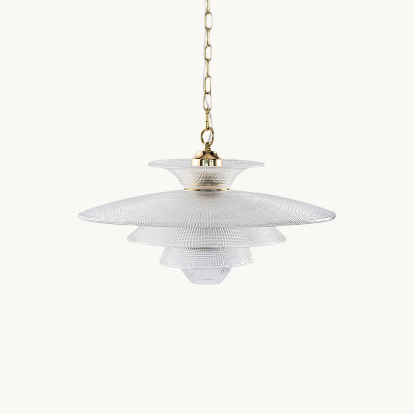 Grid Glass Pendant Light