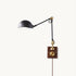 Gris Plug In Wall Lamp