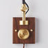 Gris Plug In Wall Lamp