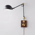 Gris Plug In Wall Lamp