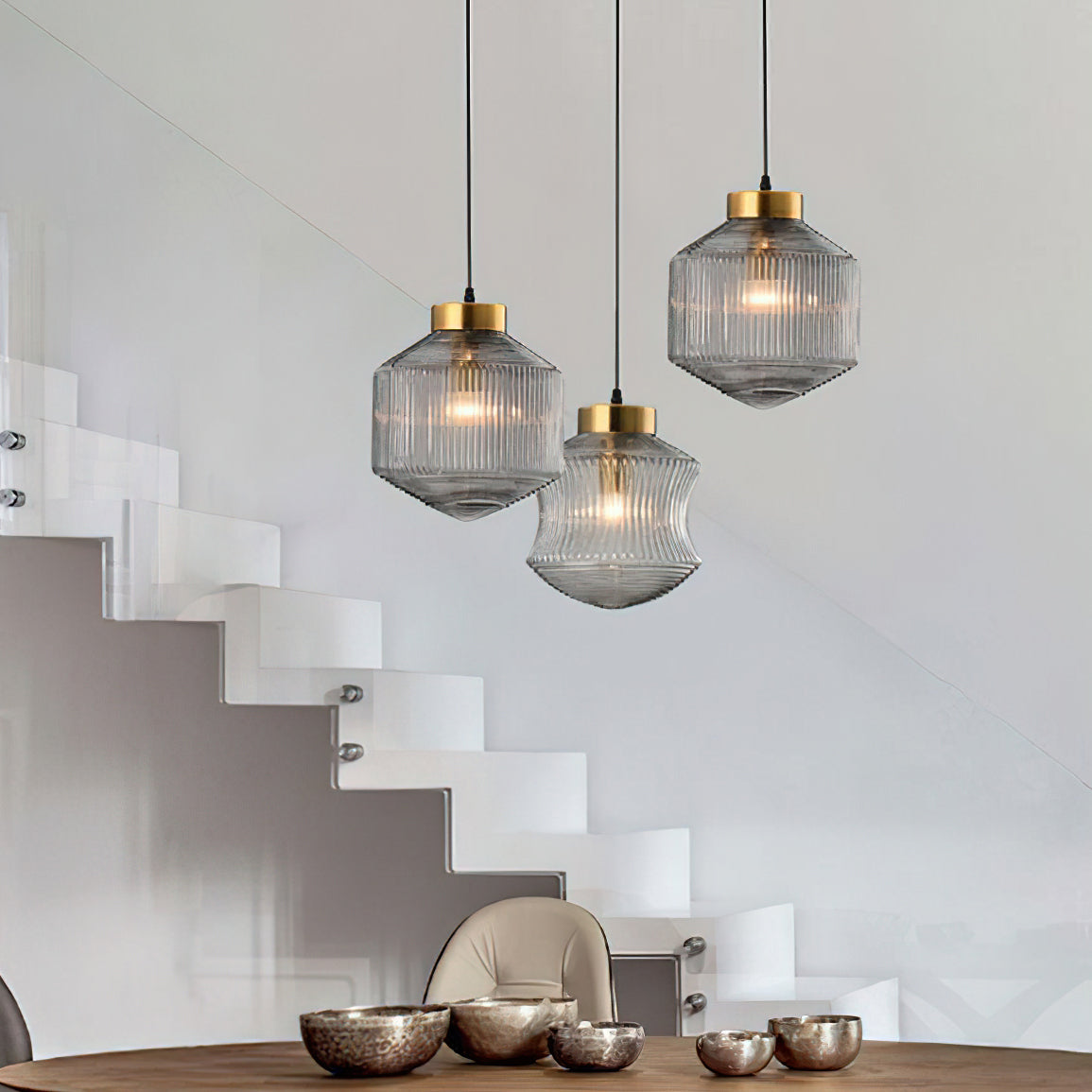 Hailie Prismatic Pendant Light – detail 2