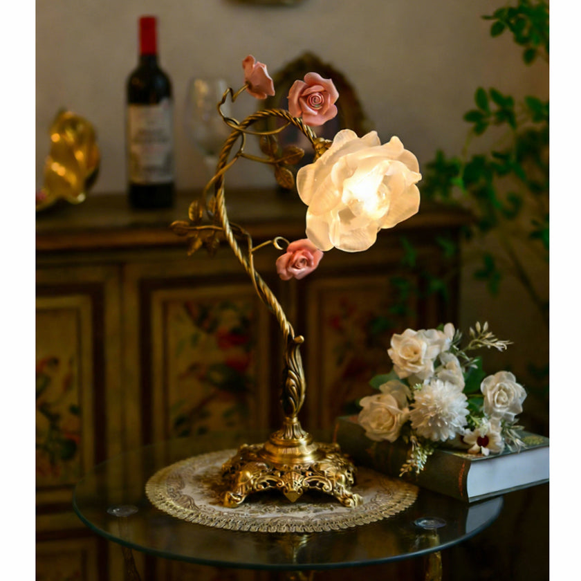 Haleema Flowers Table Lamp