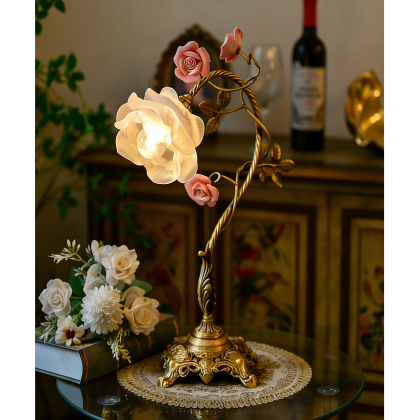 Haleema Flowers Table Lamp