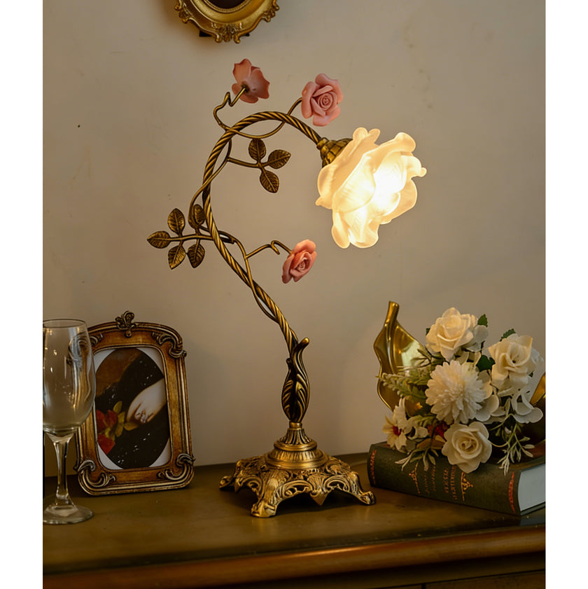 Haleema Flowers Table Lamp