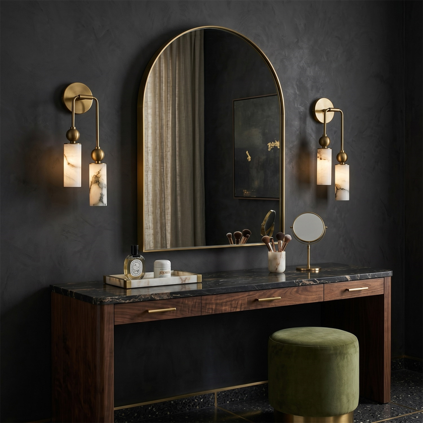 Harlin Alabaster Wall Lamp