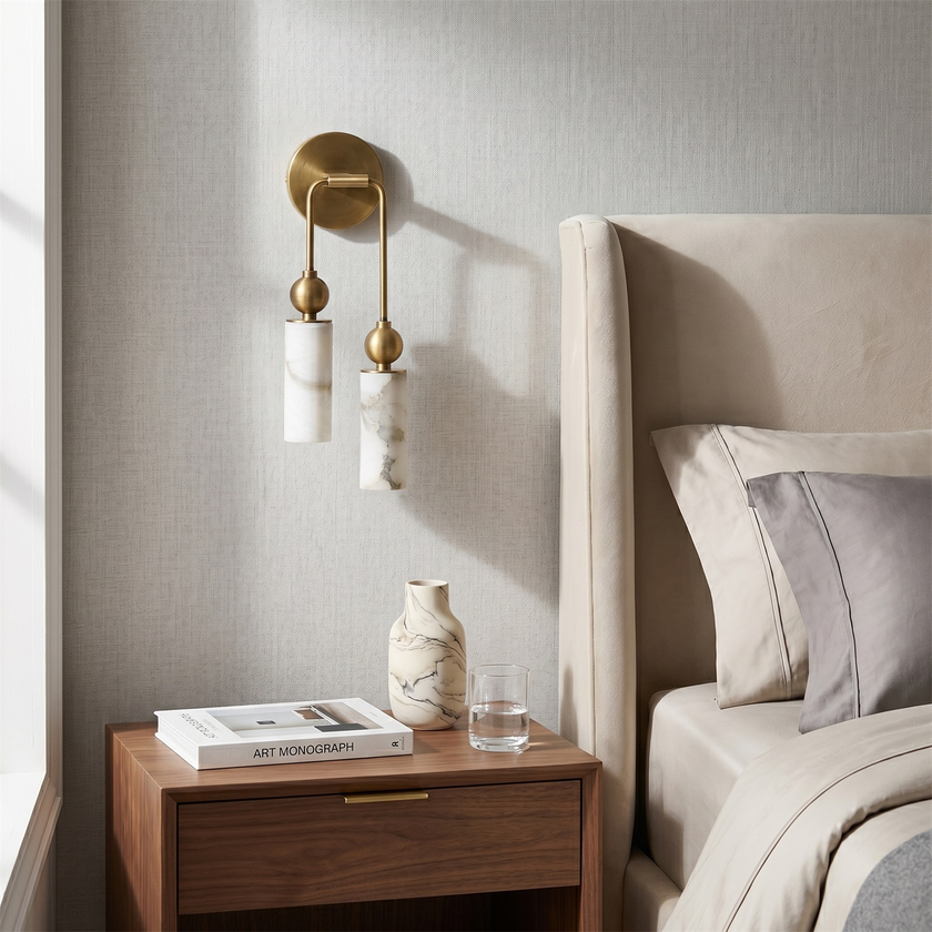 Harlin Alabaster Wall Lamp