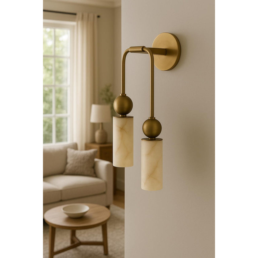 Harlin Alabaster Wall Lamp