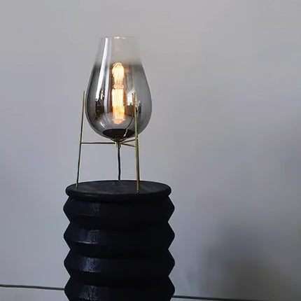 Tischlampe aus Wasserstoffballon-Glas