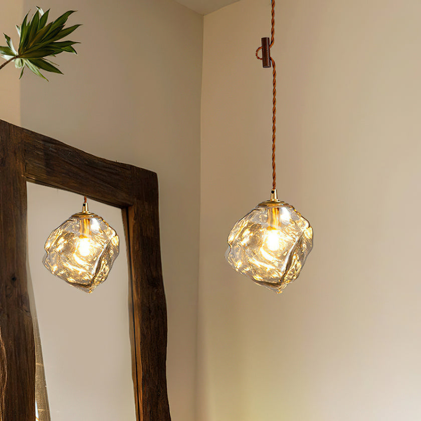 Irregular Ice Cube Pendant Light