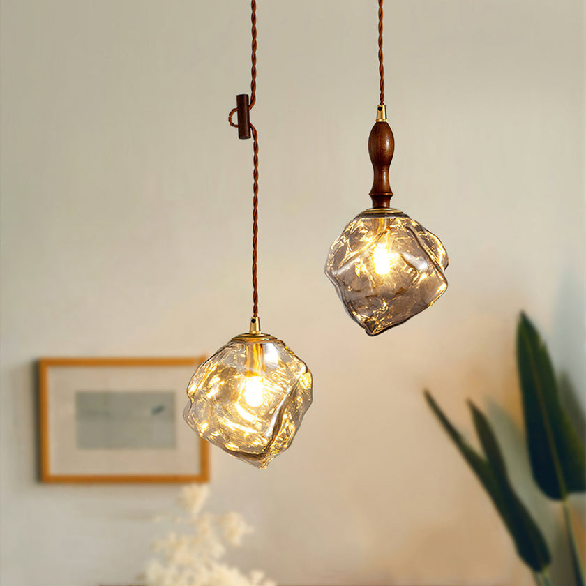 Irregular Ice Cube Pendant Light