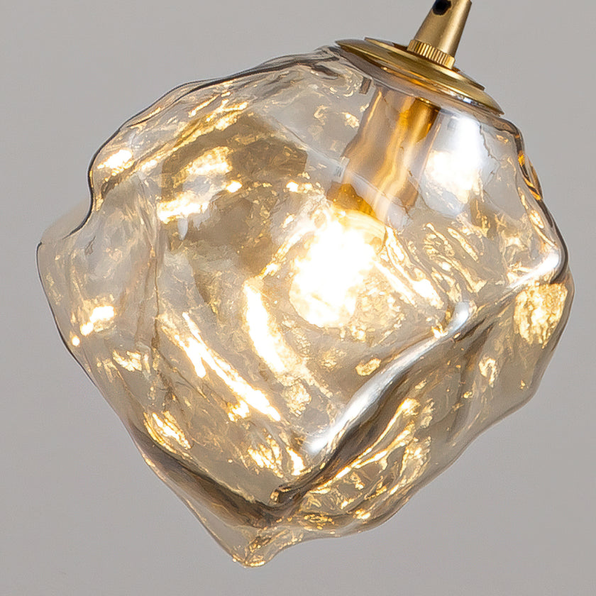 Irregular Ice Cube Pendant Light