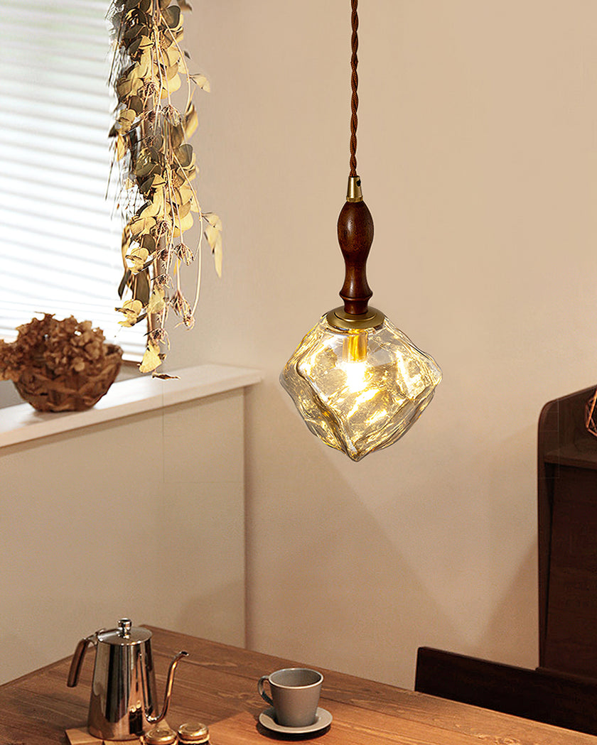 Irregular Ice Cube Pendant Light