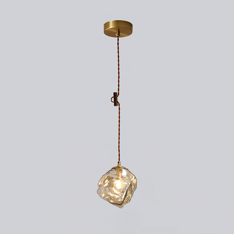 Irregular Ice Cube Pendant Light