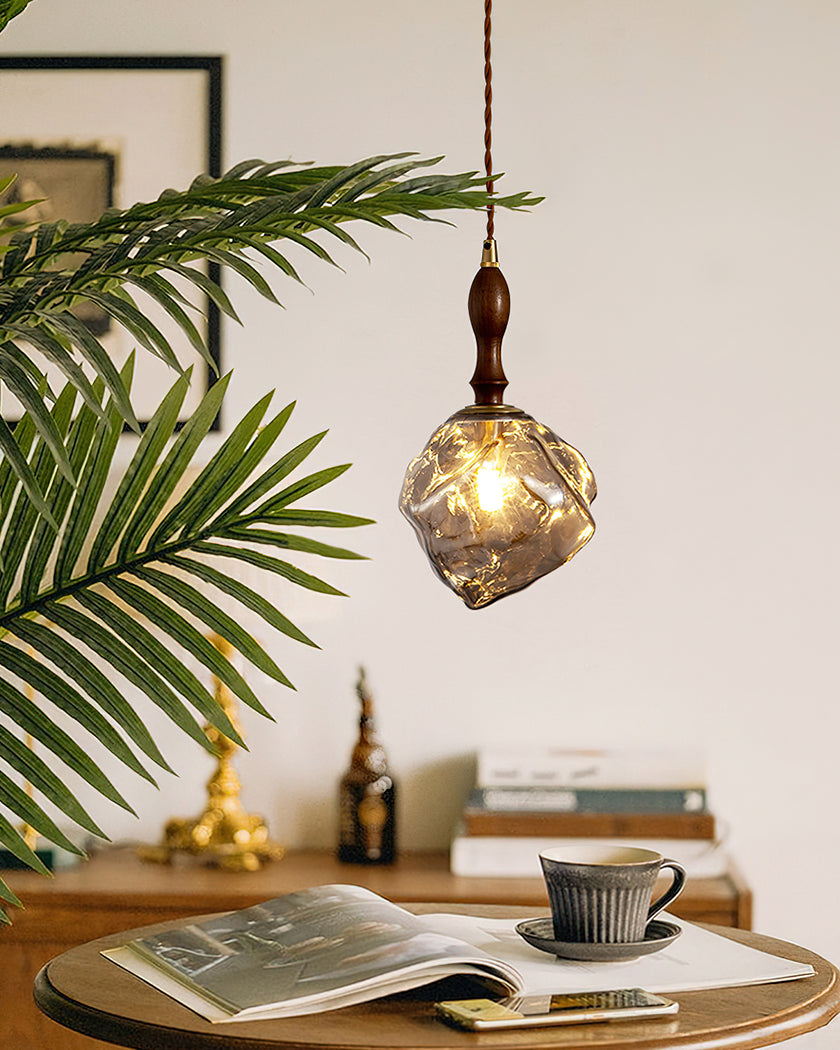 Irregular Ice Cube Pendant Light