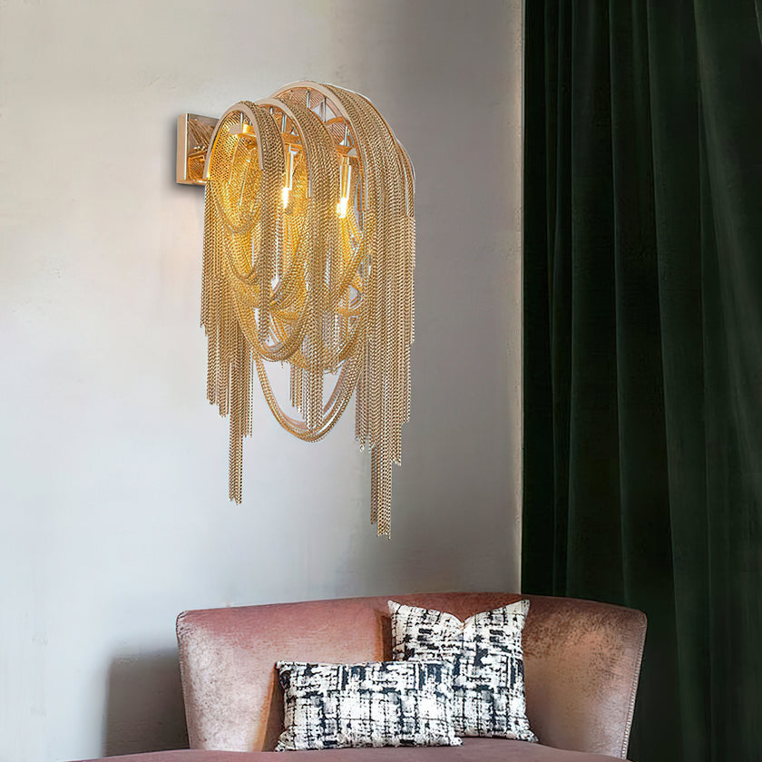 مصباح حائط بشرابة إيطالية بسيطة