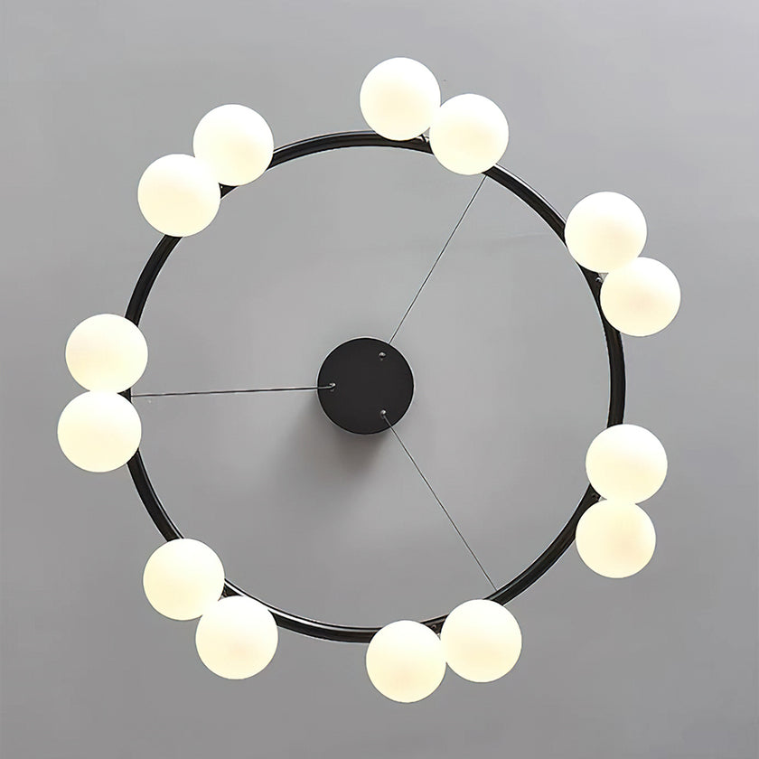 Jarvis Round Glass Chandelier