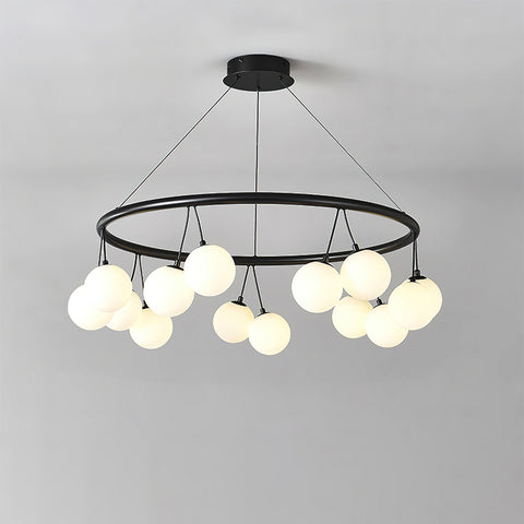 Jarvis Round Glass Chandelier – detail 21